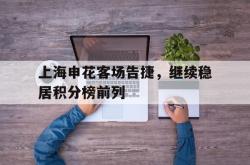 上海申花客场告捷，继续稳居积分榜前列的简单介绍