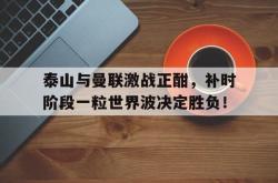泰山与曼联激战正酣，补时阶段一粒世界波决定胜负！世界杯补时阶段进球算吗